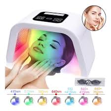 Máquina de fotones LED de 7 colores con Nano Spray, salón de belleza, uso doméstico, máscara LED para cara y cuerpo, máquina PDT, SPA hidratante para la piel, cuidado de la pie